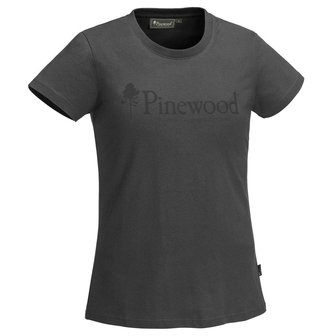 T-Shirt Pinewood Outdoor Life Dames Grijs