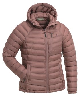 Abisko Insulation Jas Dames Roze Bruin