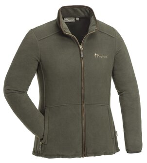 Nydala Fleece Jas Dames Bruin