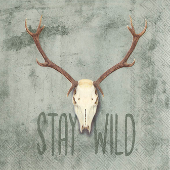 Paper Napkins 20 pieces - Stay wild