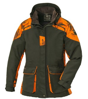 Jacket Pinewood Red Deer Ladies Mossgreen/Realtree AP Blaze HD