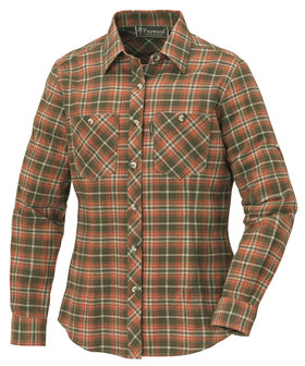 Shirt Pinewood Felicia Ladies Terracotta/Green