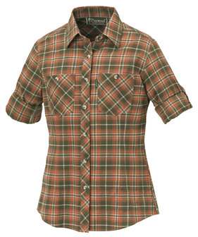 Shirt Pinewood Felicia Ladies Terracotta/Green