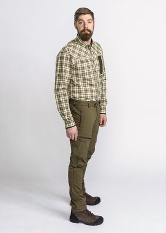 Trousers Pinewood Finnveden Hybrid Olive Green