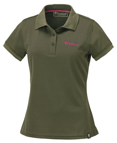 Polo Shirt Pinewood Ramsey Coolmax - Dames Groen