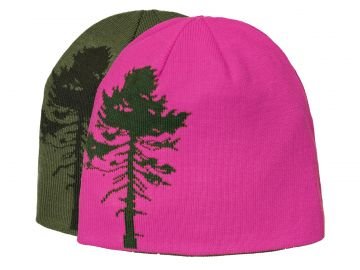 Muts Pinewood Tree Omkeerbaar Groen/Roze