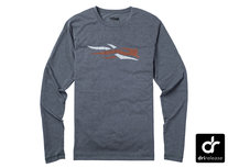 Sitka Logo Tee LS Lead Sitka Logo Tee LS Lead